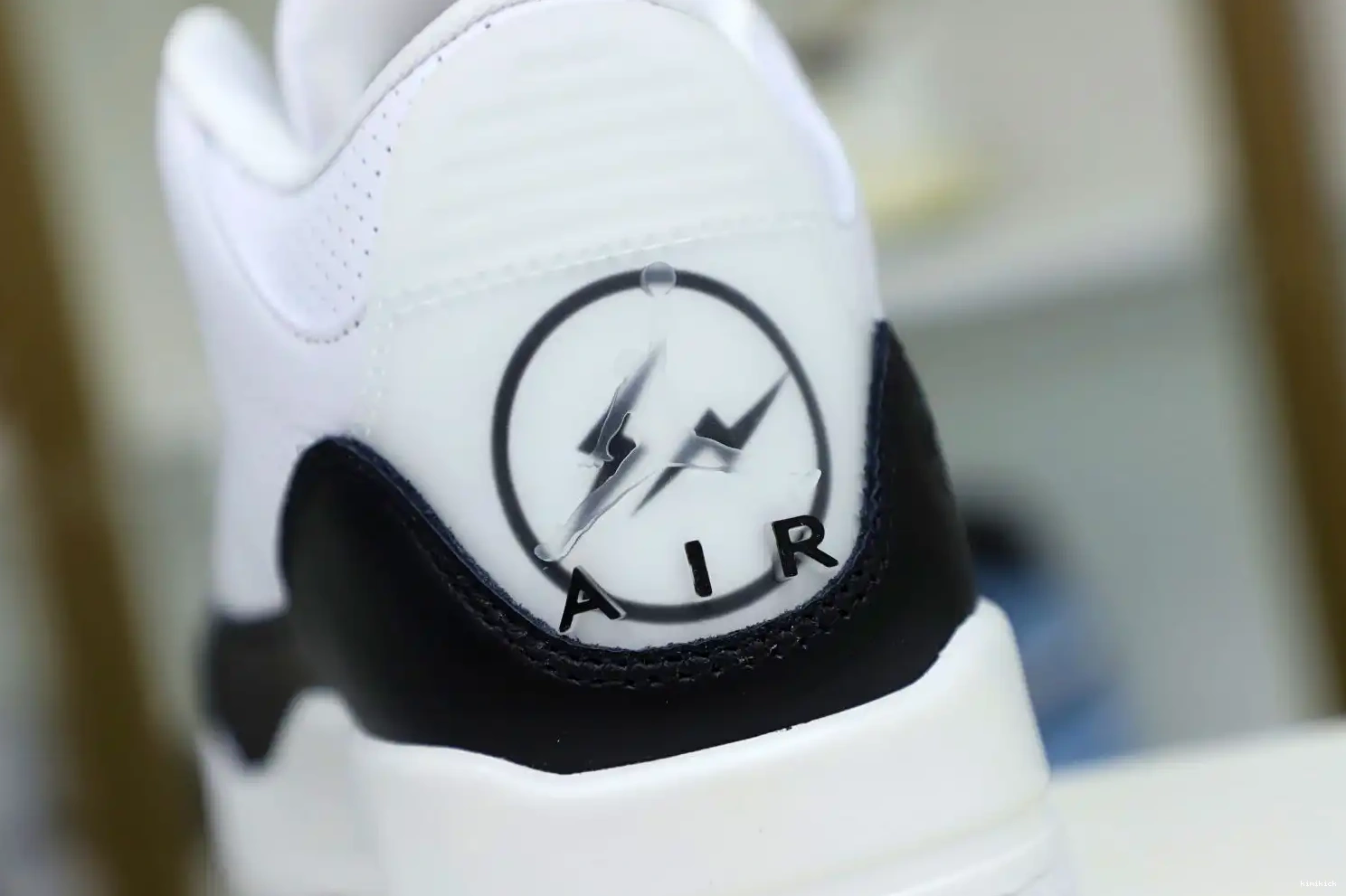 SP 'WHITE' JORDAN 3 Kimikick AIR RETRO DESIGN FRAGMENT X 0414